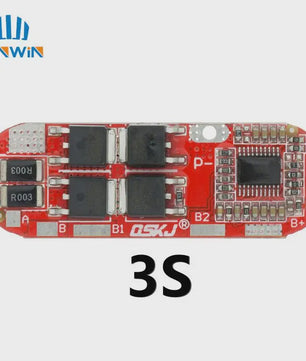 Universele BMS Beschermingsmodule voor 1S tot 5S Li-ion/Lipo Batterijen (10A/25A)