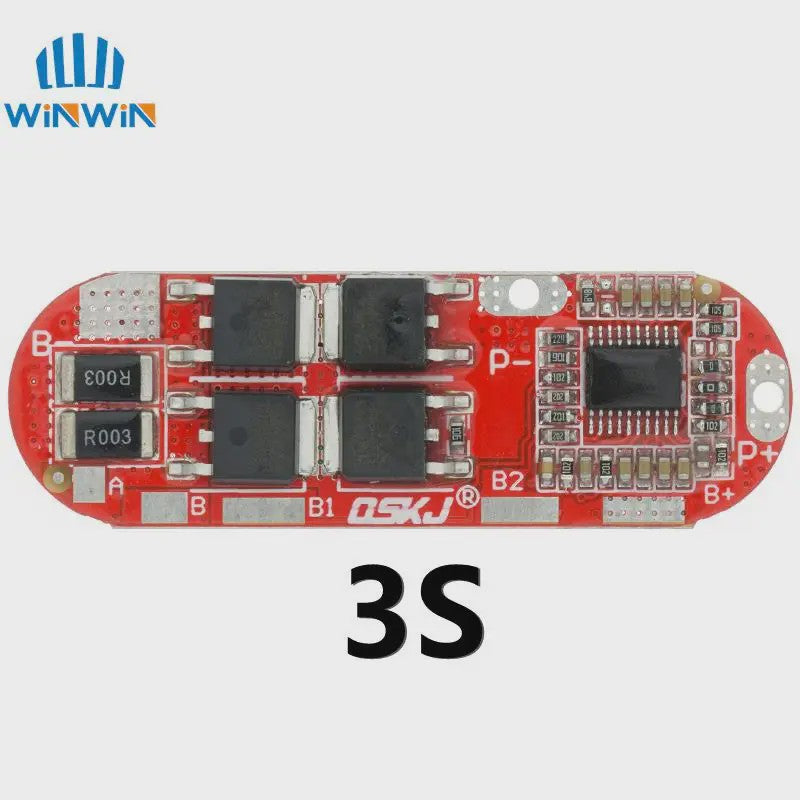 Universele BMS Beschermingsmodule voor 1S tot 5S Li-ion/Lipo Batterijen (10A/25A)