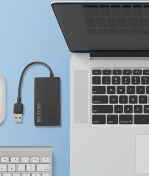 Slanke USB 3.0 Hub met 4 Poorten - Hoge Snelheid Dataoverdracht voor Laptop & PC
