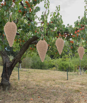 Haakwerk Wespennest Lokmiddel - Imitatie Nest voor Tuin & Buiten - Wespenshrik