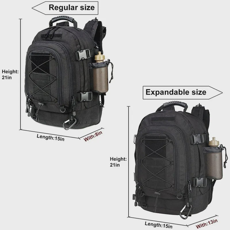 60L Militaire Tactische Rugzak - Molle Assault Rucksack voor Outdoor, Reizen, Wandelen & Jagen