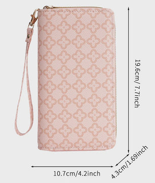 Multifunctionele Dames Portemonnee Clutch: Telefoon, Kaarten & Geld - Ritsluiting