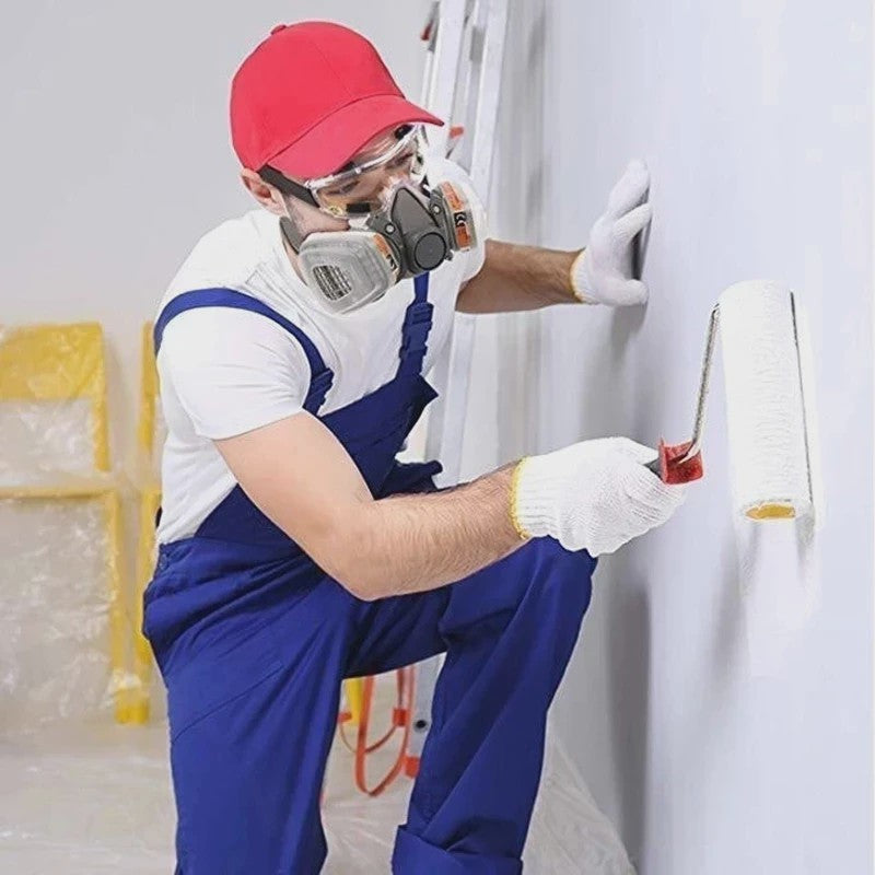 Professioneel Half-Face Stof- en Gasmasker met Verwisselbare Filters voor Schilderen en Spuiten