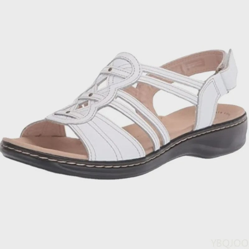 Dames Zomer Sandalen - Comfortabele Floral Slippers met Wedge Hak - Lichtgewicht & Ademend