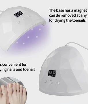 Professionele UV/LED Nageldroger Lamp voor Gel Polish - Snel Drogen Thuis & Salon