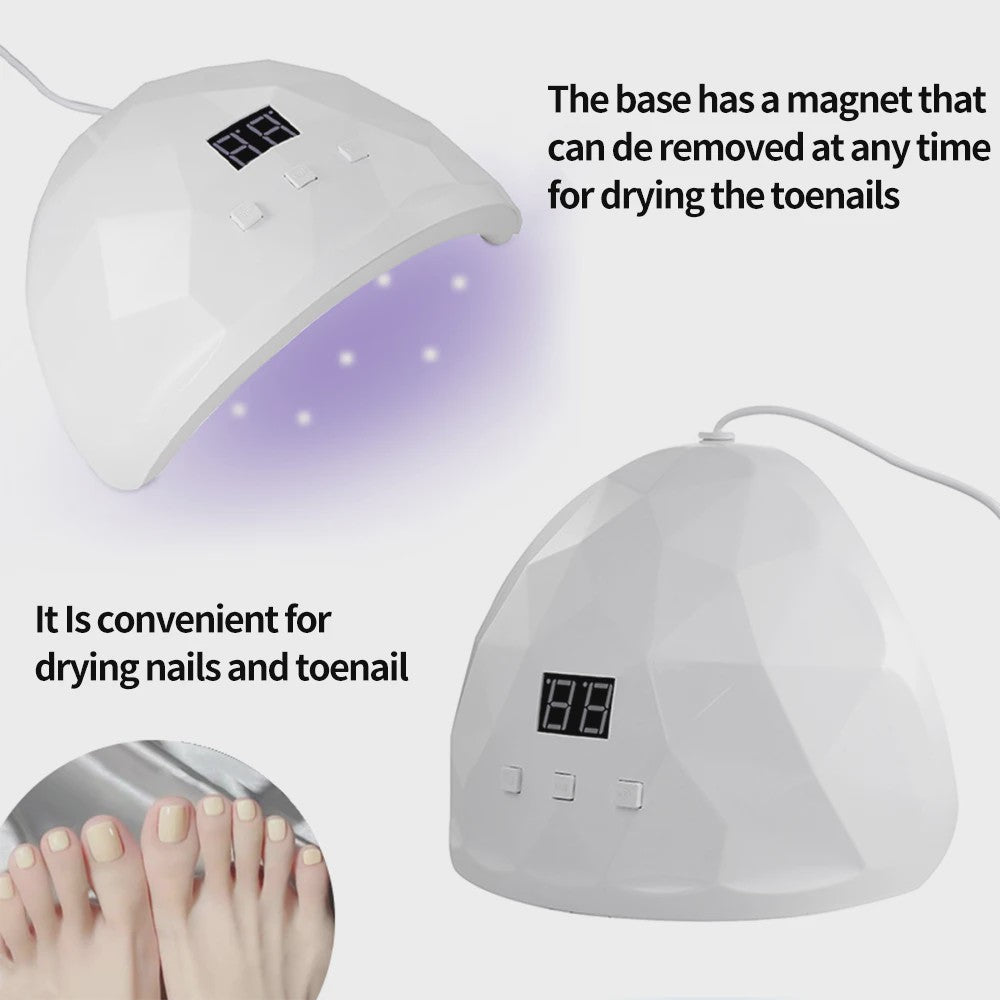 Professionele UV/LED Nageldroger Lamp voor Gel Polish - Snel Drogen Thuis & Salon