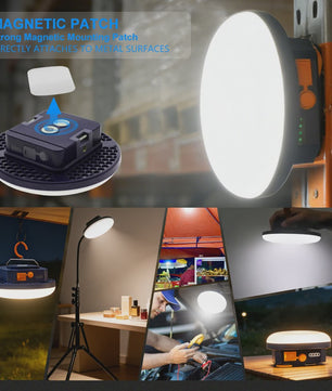 Oplaadbare Camping Lantaarn met Powerbank - 3 Lichtstanden, IP65 Waterdicht