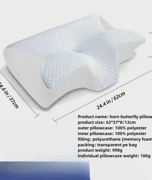 Orthopedisch Vlinder Neksteunkussen van Traagschuim - Comfortabel en Pijnverlichtend