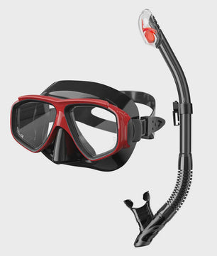 Professionele Anti-Condens Duik- en Zwemmasker met Snorkelset voor Volwassenen - UV-bescherming, Siliconen