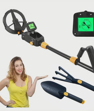 Kinder Metaaldetector MD1008A - Ergonomisch & Lichtgewicht voor Strand en Tuin Schatzoeken