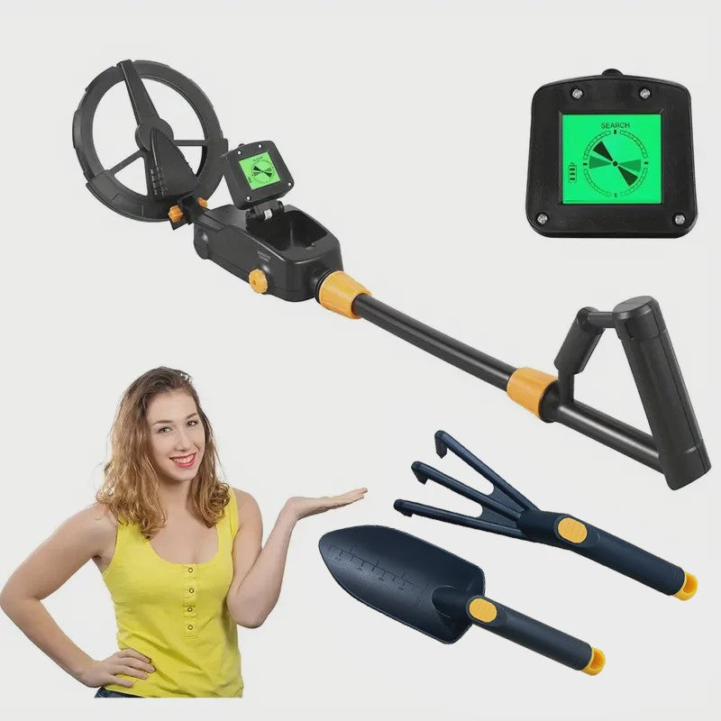 Kinder Metaaldetector MD1008A - Ergonomisch & Lichtgewicht voor Strand en Tuin Schatzoeken