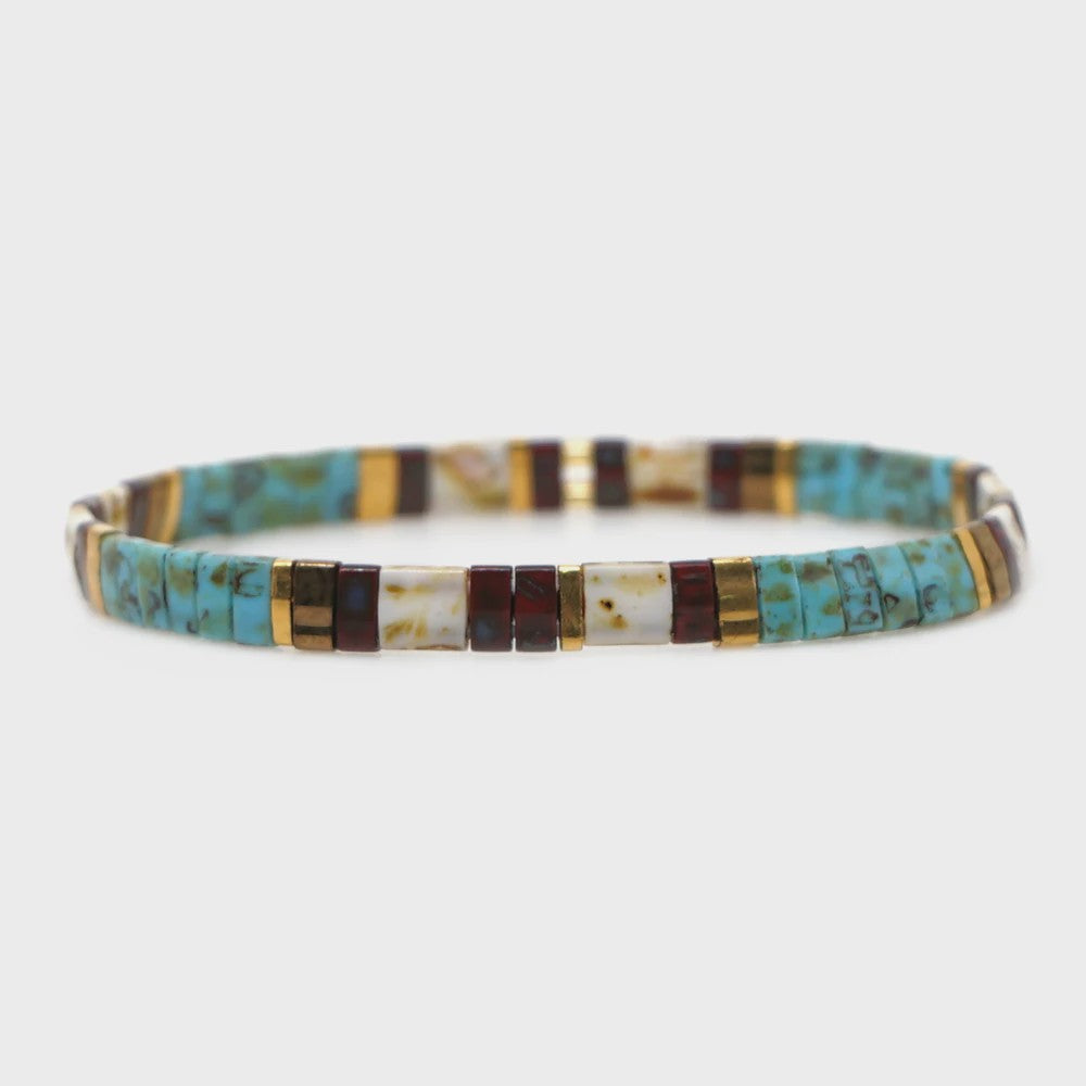 Go2boho Miyuki Tila Kralen Armband - Boho Stijl voor Dames