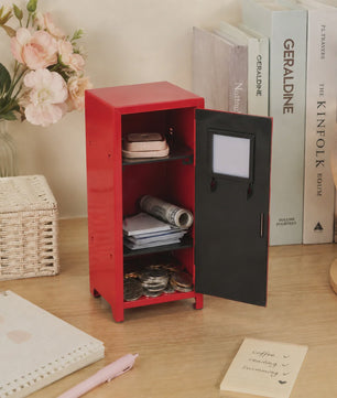 Metalen Kluis Spaarpot met Sleutelslot en Opbergvak - Decoratief en Functioneel