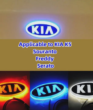 Verlicht KIA Logo Embleem voor Motorkap & Kofferbak - Diverse Modellen