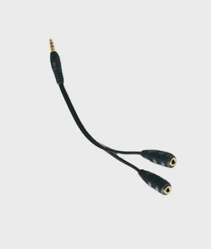 3.5mm Y-Splitter Kabel: 1 Male naar 2 Female Audio Adapter voor Koptelefoon & Microfoon