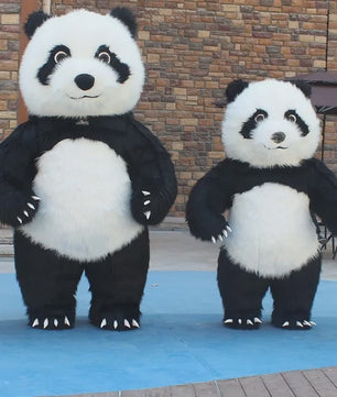 Opblaasbaar Panda Kostuum - Volwassen Maat voor Feestjes, Halloween & Cosplay