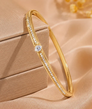 Luxe Zirkonia Armband Set - 5 Delig - Roestvrij Staal & Koper