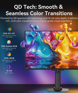 Titan Army G2785S 26.5" QD-OLED Gaming Monitor | QHD 240Hz | 0.03ms | HDR10 | Esports