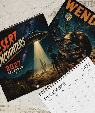 2027 Kalender: Mysterieuze Wezens & Buitenaardse Beschavingen - Jaarplanner