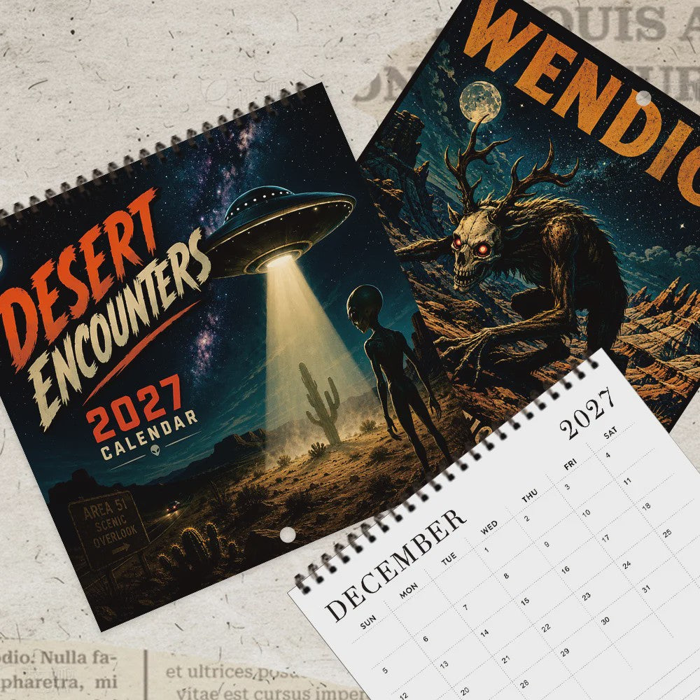 2027 Kalender: Mysterieuze Wezens & Buitenaardse Beschavingen - Jaarplanner