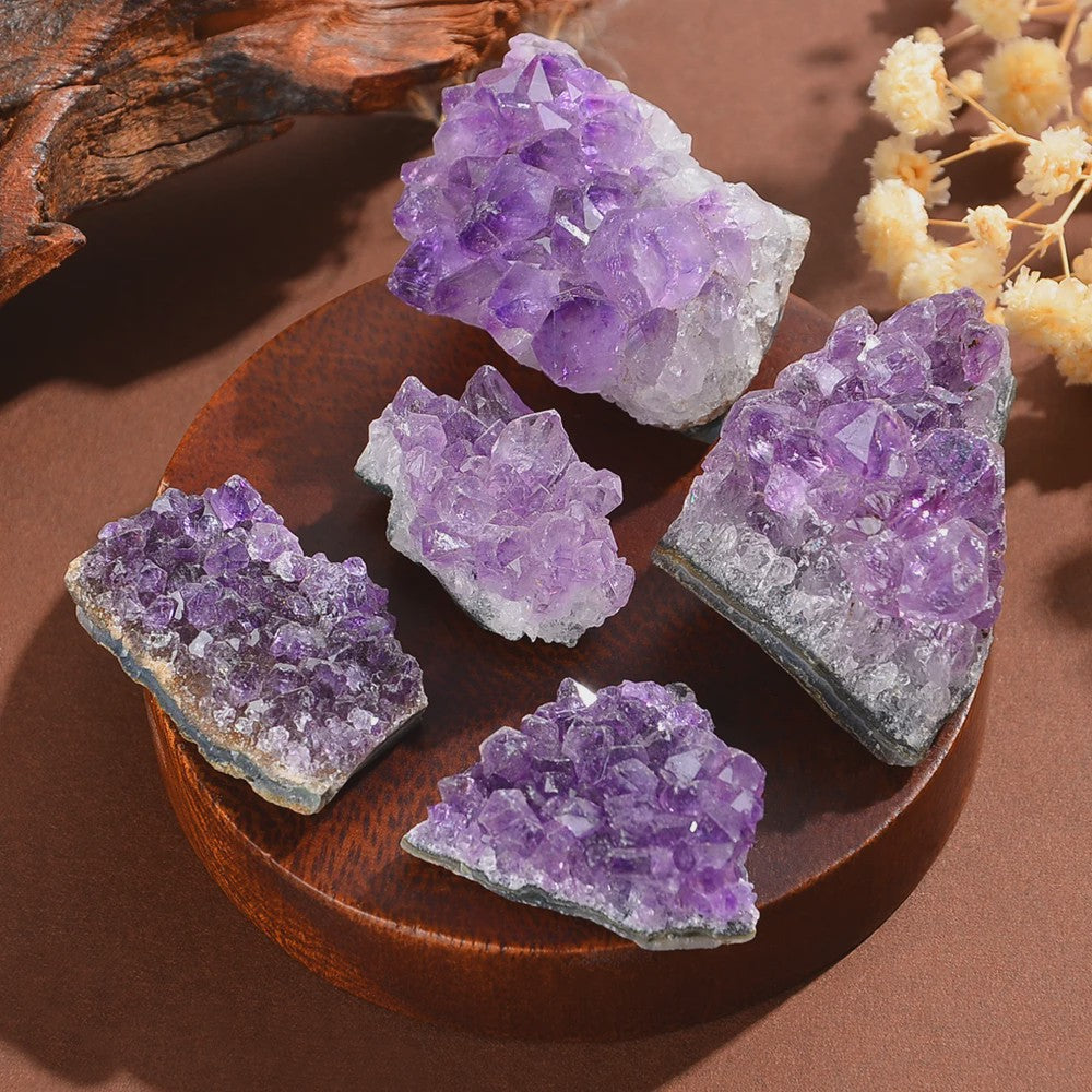 Natuurlijke Amethist Geode Cluster - Ruw Kristal Edelsteen (30-70g)