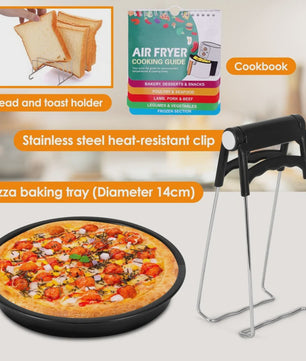 Uitgebreide Airfryer Accessoires Kit voor Dual Zone Airfryers (7.6L-9.5L)