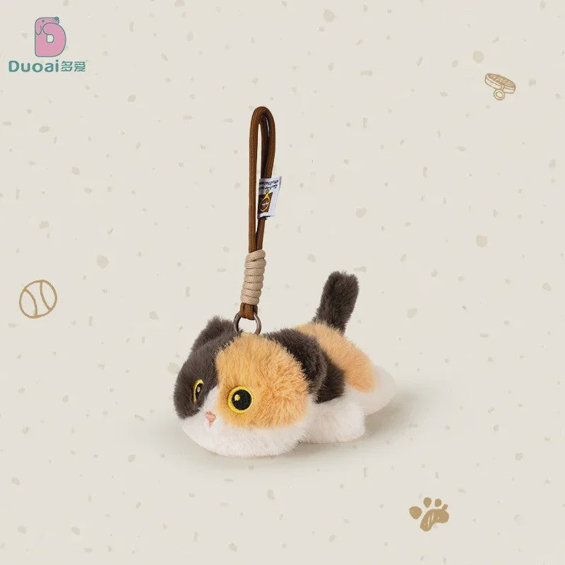 Pluche Kat Sleutelhanger - Schattig Pluche Dier Cadeau voor Kinderen & Volwassenen
