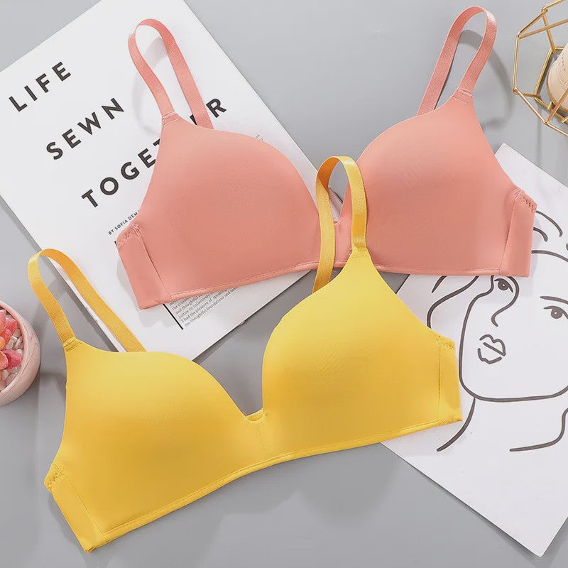 Naadloze Push-Up BH Zonder Beugel - Ademend & Comfortabel - Verkrijgbaar in 10 Kleuren