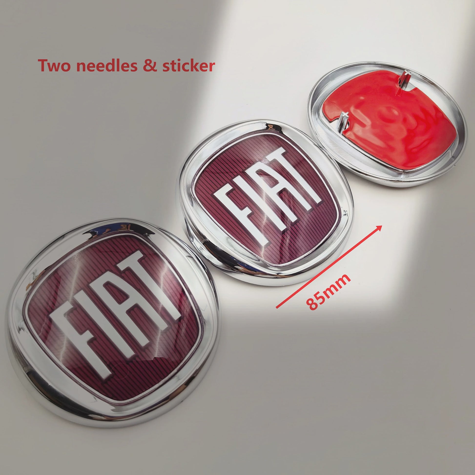 Fiat Embleem / Logo Badge voor Grille, Motorkap, Kofferbak - Diverse Maten