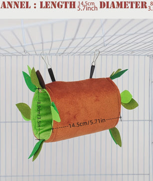 5-delige Pluche Hamster Hangmat & Swing Set voor Kleine Huisdieren