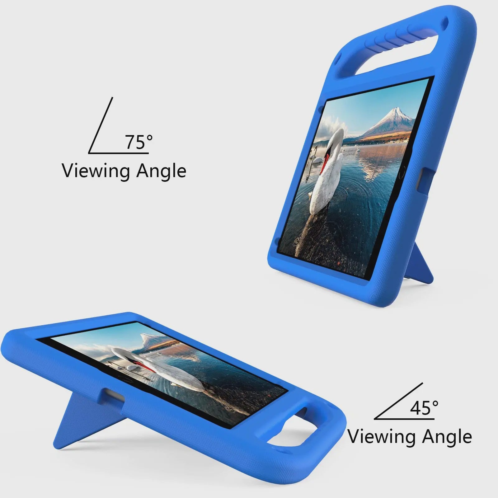 Schokbestendige EVA Kinderhoes met Handvat & Standaard voor iPad 10.2, 10.9, 11 inch