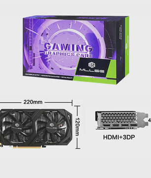 MLLSE RTX 2070 Gaming Grafische Kaart - 8GB GDDR6, Dual-Fan Koeling, PCI-E 3.0