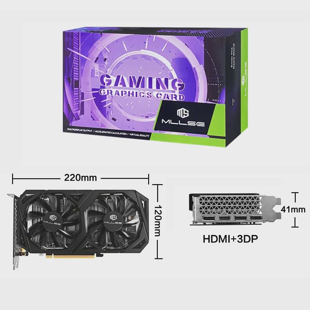 MLLSE RTX 2070 Gaming Grafische Kaart - 8GB GDDR6, Dual-Fan Koeling, PCI-E 3.0