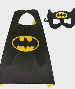 Superheld Cape en Masker Set - Kinderen Cosplay Verkleedkostuum
