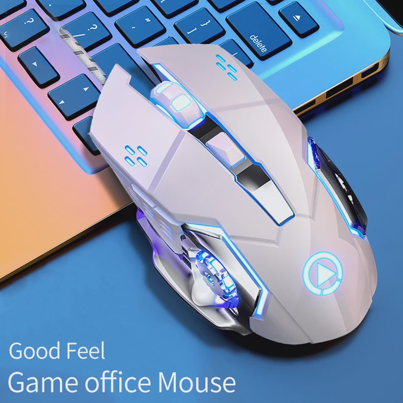 Verlicht Toetsenbord en Muis Combo - Ergonomisch, Mechanisch Gevoel, USB, Backlit voor Gaming & Kantoor