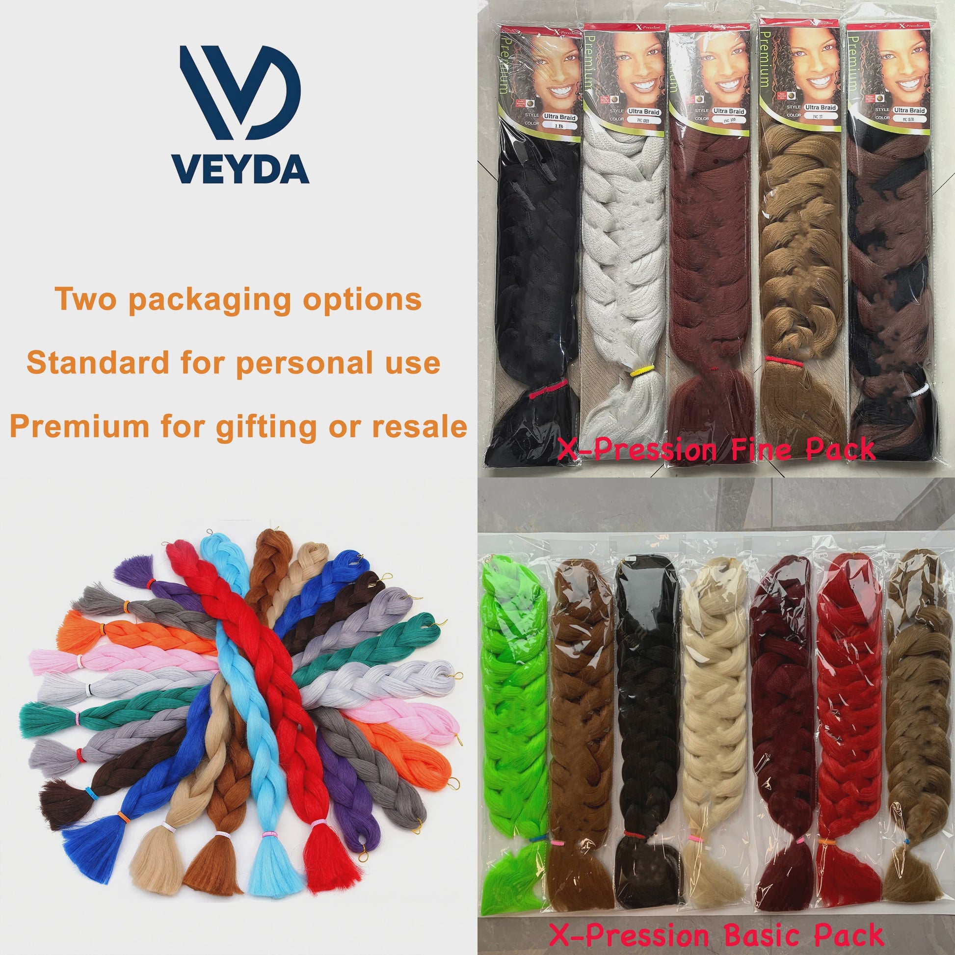 Jumbo Braiding Hair Extensions - 82 inch Synthetisch Vlecht Haar voor Box Braids & Twist