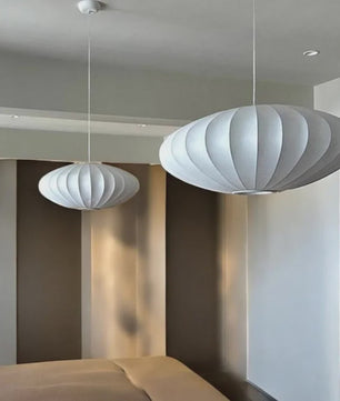 Wabi-Sabi Plafondlamp Zijde - Moderne Hanglamp voor Woonkamer & Restaurant