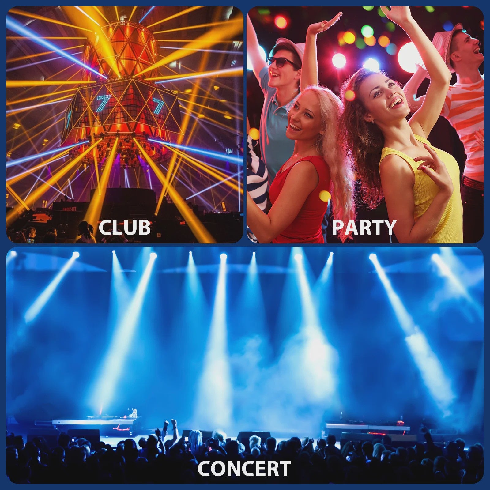 150W LED Moving Head Beam Lichteffect met DMX512 en Prisma's voor DJ, Disco & Feesten