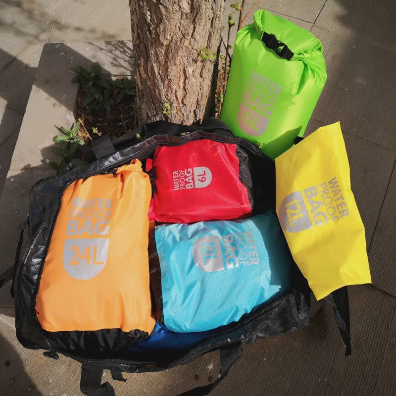 Waterdichte Dry Bag - 6L, 12L, 24L - Ideaal voor Watersport & Outdoor Avonturen