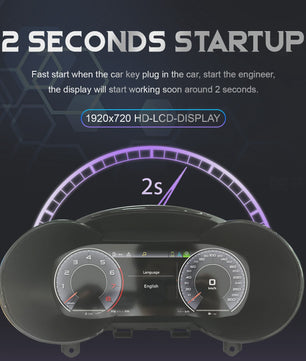 Digitale Cockpit Instrumentenpaneel LCD voor Audi A3 8P (2005-2013)