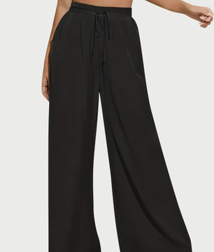 Zomerse Plus Size High Waist Straight Leg Broek - Comfortabele Stretch Stijl