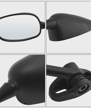 Set Zwarte Motor Achteruitkijkspiegels voor Honda CBR & Hyosung Modellen
