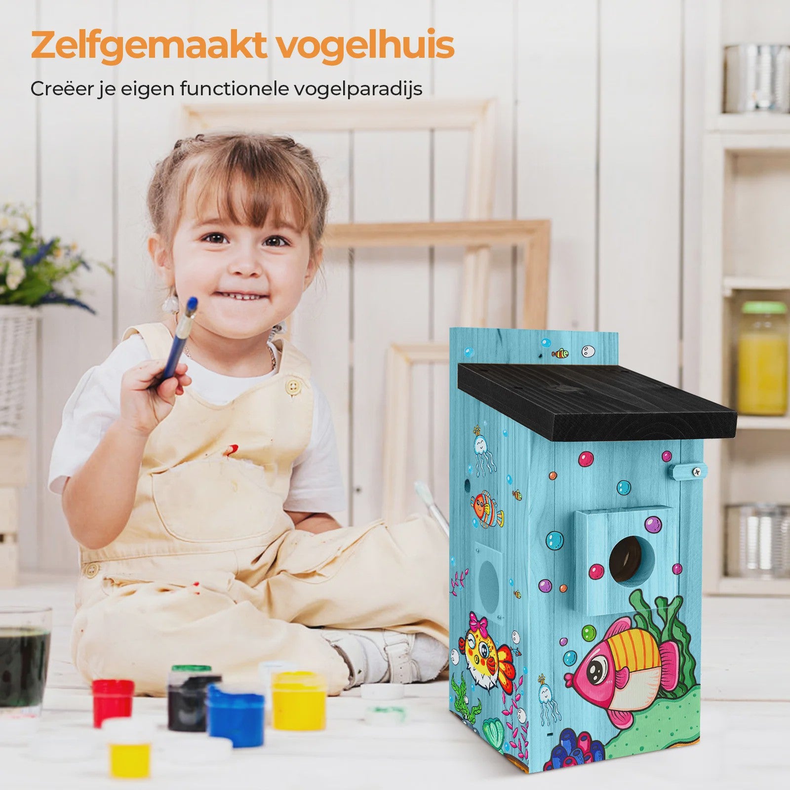 Slim Vogelhuisje met Camera: Slimme Nestkast met Bewegingsdetectie & App