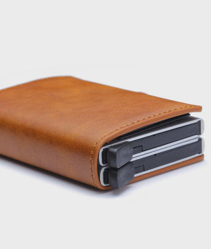Slanke RFID-blokkerende Carbon Wallet voor Heren - 14 Kaarten