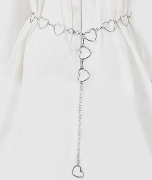 Dames Heupketting Goud/Zilver Metaal met Kristal & Diamant - Stijlvolle Tailleketting