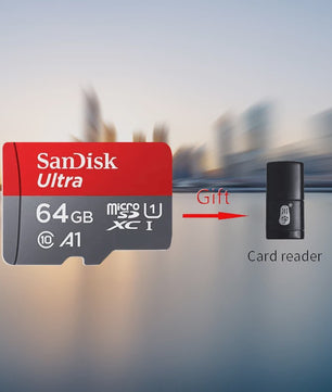 SanDisk Ultra Micro SDXC Kaart 32GB, 64GB, 128GB, 256GB - Snel & Betrouwbaar