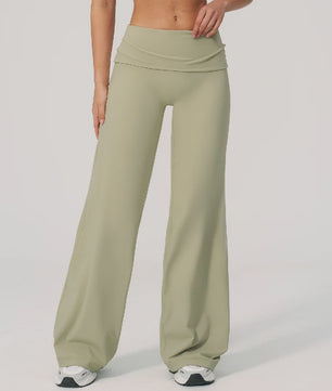 Dames Yoga Bell-Bottoms met Hoge Taille - Flared Sportbroek voor Fitness & Gym