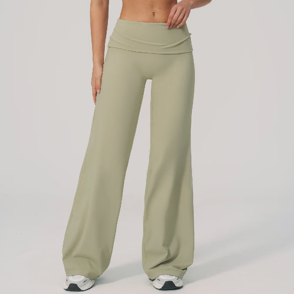 Dames Yoga Bell-Bottoms met Hoge Taille - Flared Sportbroek voor Fitness & Gym