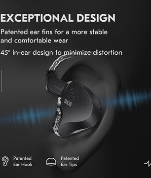 CCZ SOLO DC02 HiFi In-Ear Oordopjes met Metalen Behuizing en 4N OFC Kabel