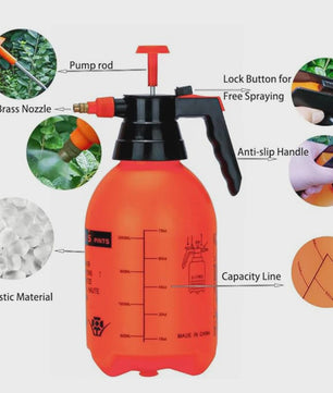 Drukspuit 2 Liter voor Plantenverzorging en Tuinieren - Verstelbare Straal
